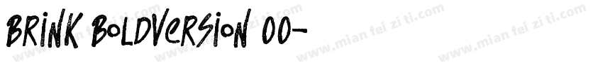 Brink BoldVersion 00字体转换